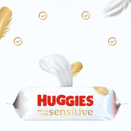 extra care sensitive - lingettes pour bb les plus epaisses